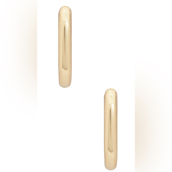 Shashi Cosmo Huggie in Gold - Picture 3 of 4